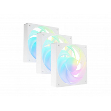 Ventilátor FURY SAI S12 ARGB PWM, 3-Pack, Bílý Ventilátor FURY SAI S12 ARGB PWM, 3-Pack, Bílý