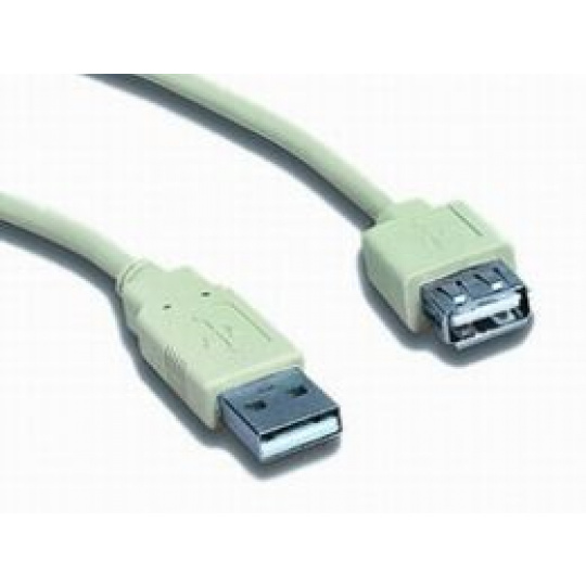 Kabel USB A-A 1,8m 2.0 prodlužovací