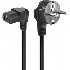 PremiumCord Kabel síťový 230V k PC,2m, 90° zahnutý PremiumCord Kabel síťový 230V k PC,2m, 90° zahnutý