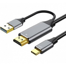 PremiumCord HDMI2.0 na USB-C kabel pro monitory,2m PremiumCord HDMI2.0 na USB-C kabel pro monitory,2m