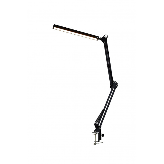 Platinet stolní LED lampa Flexy 10W stmívatelná s klipem, 1 rameno, černá