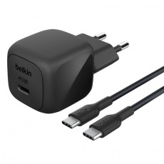 BELKIN 45W USB PD nabíjecí adaptér černý + 1m USB-C kabel BELKIN 45W USB PD nabíjecí adaptér černý + 1m USB-C kabel