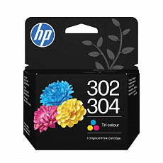 HP 302/304 Tri-color Original Ink Crtg HP 302/304 Tri-color Original Ink Crtg