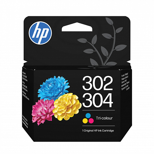 HP 302/304 Tri-color Original Ink Crtg HP 302/304 Tri-color Original Ink Crtg