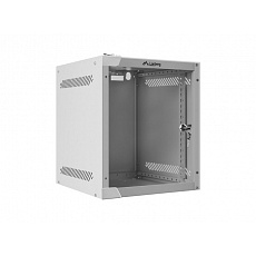 LANBERG RACKOVÁ SKŘÍŇ 10" NÁSTĚNNÁ 6U/280X310 (FLAT PACK) S PROSKLENÝMI DVEŘMI ŠEDÁ