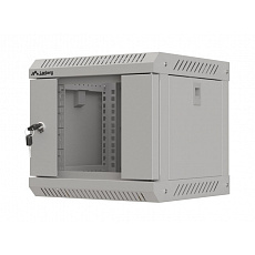 LANBERG RACKOVÁ SKŘÍŇ 10" NÁSTĚNNÁ 4U/300X300 (FLAT PACK) S PROSKLENÝMI DVEŘMI ŠEDÁ