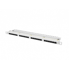 PATCH PANEL 24 PORTŮ 0,5U 19" CAT.6 UTP ŠEDÝ LANBERG PATCH PANEL 24 PORTŮ 0,5U 19" CAT.6 UTP ŠEDÝ LANBERG