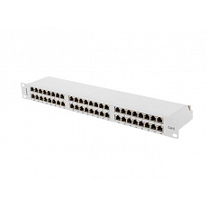 PATCH PANEL 48 PORTŮ 1U 19" CAT.6 FTP STÍNĚNÝ ŠEDÝ LANBERG PATCH PANEL 48 PORTŮ 1U 19" CAT.6 FTP STÍNĚNÝ ŠEDÝ LANBERG