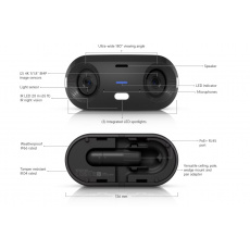 Ubiquiti UVC-G6-180-B, UniFi Protect G6 180, černá