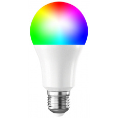 iGET HOME BS1 - Wi-Fi LED žárovka 9W RGB, CCT, E27, stmívatelná, samostatná
