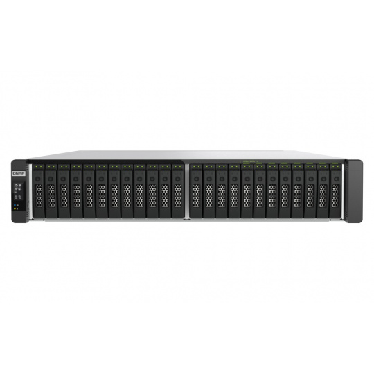 QNAP TDS-h2489FU-R2-4314-128G (2x Xeon, 128GB RAM, 24x 2,5" U.2/SATA, 4x PCIe, 4x 2,5GbE, 2x 25GbE)