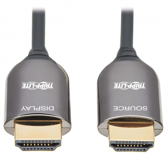 Tripplite Kabel optický aktivní (AOC) Plenum-Rated HDMI, 8K UHD 60Hz, HDR, Samec/Samec, černá, 15m