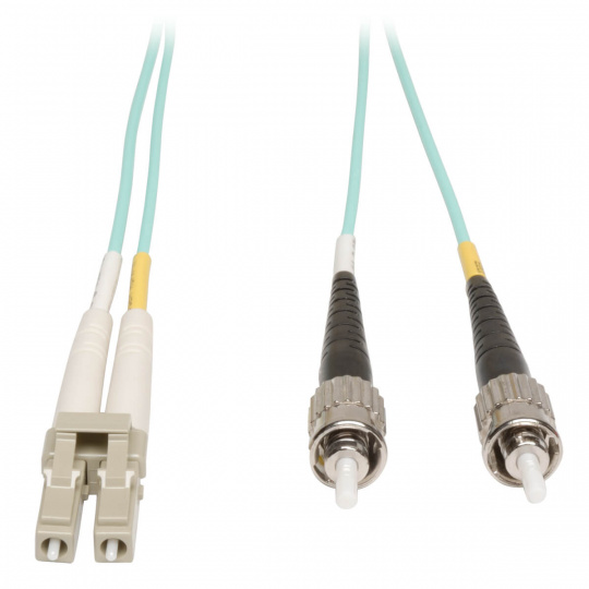 Tripplite Optický patch kabel 10Gb Duplex Multimode 50/125, OM3 (LC/ST), modrá, 10m