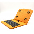 C-TECH pouzdro univer.s klav. 7"-7,85"  oranžové