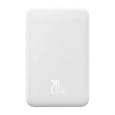 Baseus Magnetická Powerbanka 20000mAh 20W White
