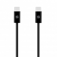 OBAL:ME Super Fast USB-C/USB-C Pletený kabel 60W 1m Black OBAL:ME Super Fast USB-C/USB-C Pletený kabel 60W 1m Black
