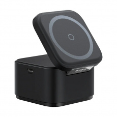 Baseus MagPro 3v1 Magnetická Bezdrátová Nabíječka 25W Cosmic Black Baseus MagPro 3v1 Magnetická Bezdrátová Nabíječka 25W Cosmic Black