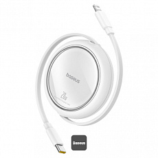Baseus Datový kabel Free2Pull USB-C/Ligtning 1m 20W bílý