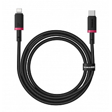 Baseus Rychlonabíjecí kabel Dura USB/Lightning 1m 20W černo šedý Baseus Rychlonabíjecí kabel Dura USB/Lightning 1m 20W černo šedý