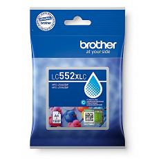 Brother LC-552XLC - inkoust azurový XL