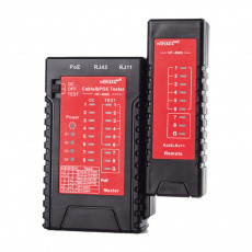 W-star Tester kabelů UTP WSNF468S test POE 802.3at UTP/STP RJ45 RJ11