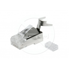 Konektor Solarix RJ45 STP 8p8c, Cat 6a, drát Konektor Solarix RJ45 STP 8p8c, Cat 6a, drát