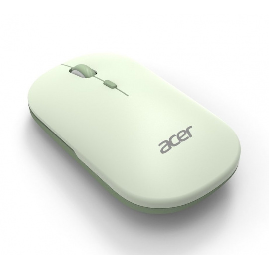 Acer bezdrátová myš AMR130 Green-Dual mode 2.4GHz+BT 5.2,4 tlačítka,800/1200/1600 dpi,5 mil.kliknutí,1xAA,WIN/MAC,světle zelená Acer bezdrátová myš AMR130 Green-Dual mode 2.4GHz+BT 5.2,4 tlačítka,800/1200/1600 dpi,5 mil.kliknutí,1xAA,WIN/MAC,světle zelená