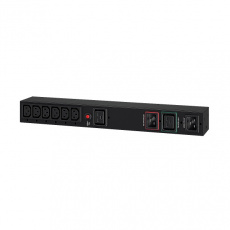 CyberPower Rack Mount Manual Bypass Switch PDU, 1x IEC C19/ 6x IEC C13, 16A