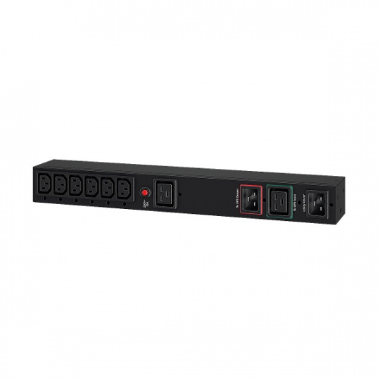 CyberPower Rack Mount Manual Bypass Switch PDU, 1x IEC C19/ 6x IEC C13, 16A CyberPower Rack Mount Manual Bypass Switch PDU, 1x IEC C19/ 6x IEC C13, 16A