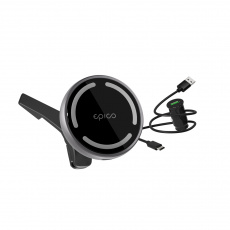 Epico Magnetic Wireless Car Charger - šedá Epico Magnetic Wireless Car Charger - šedá