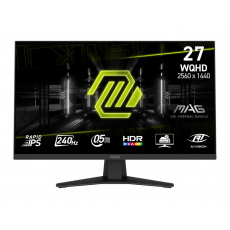 MSI MAG/274QF X24/27"/IPS/QHD/240Hz/0,5ms/Black/2R MSI MAG/274QF X24/27"/IPS/QHD/240Hz/0,5ms/Black/2R