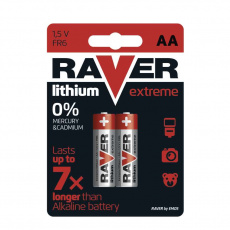 EMOS Lithiová baterie RAVER 2x AA
