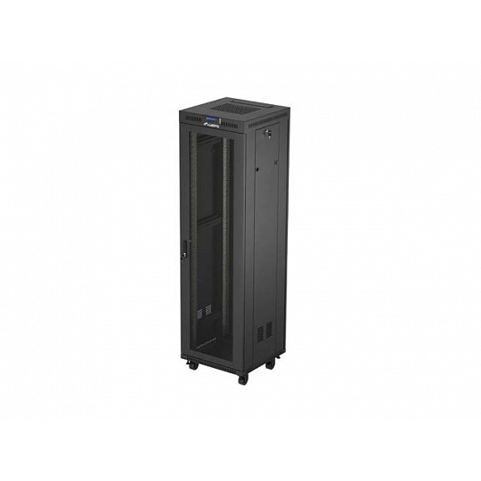 19" VOLNĚ STOJÍCÍ RACKOVÁ SKŘÍŇ 42U/600X600 (FLAT PACK) SE SÍŤOVÝMI DVEŘMI LCD ČERNÁ LANBERG V2 19" VOLNĚ STOJÍCÍ RACKOVÁ SKŘÍŇ 42U/600X600 (FLAT PACK) SE SÍŤOVÝMI DVEŘMI LCD ČERNÁ LANBERG V2