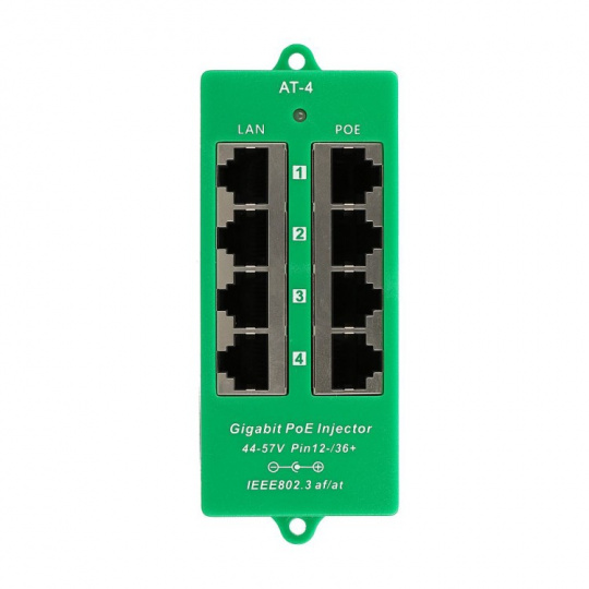 POE-PAN4-GBATF 802.3af/at GB stíněný 4port Poe
