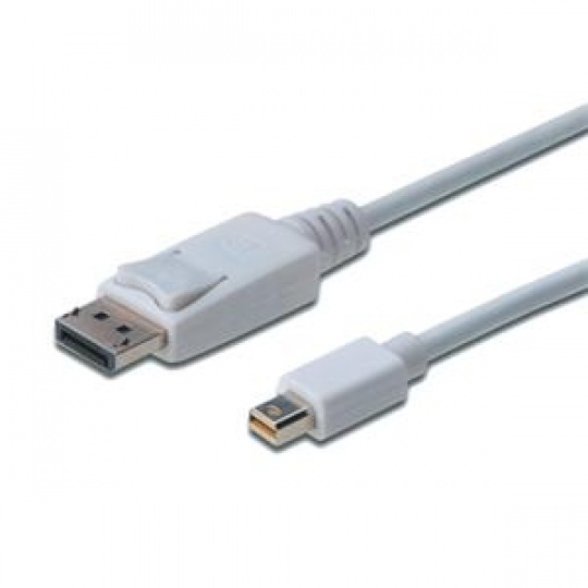 Digitus DisplayPort připojovací kabel, mini DP/M - DP/M 3.0m