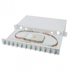 Digitus Fiber Optic Sliding Splice Box, 1U, Equipped 12x SC duplex, incl. M 25 Screw, Splice Cassette Color Pigtails OM3, Adapter Digitus Fiber Optic Sliding Splice Box, 1U, Equipped 12x SC duplex, incl. M 25 Screw, Splice Cassette Color Pigtails OM3, Adapter