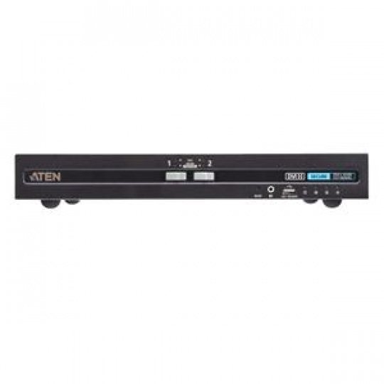 Aten CS1182D4C-AT-G 2-Port USB DVI Secure KVM Switch with CAC (PSD PP v4.0 Compliant)