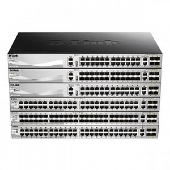 D-Link DGS-3130-54S Gigabit Layer 3 Stackable Managed Switches
