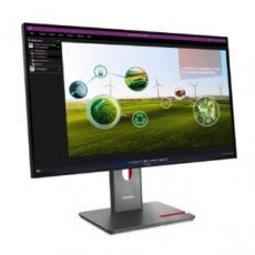 Lenovo LCD P27q-40 27"2560x1440 IPS/6ms/350cd/m2/1500:1/Repro/HDMI/2xDP/3xUSB-A/USB-C/USB-B/Pivot/VESA/černá