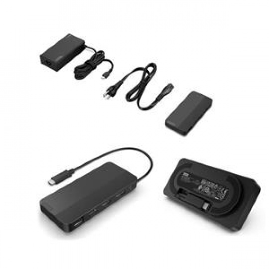 Lenovo USB-C Dual Display Travel Dock with 100W Adapter_EU