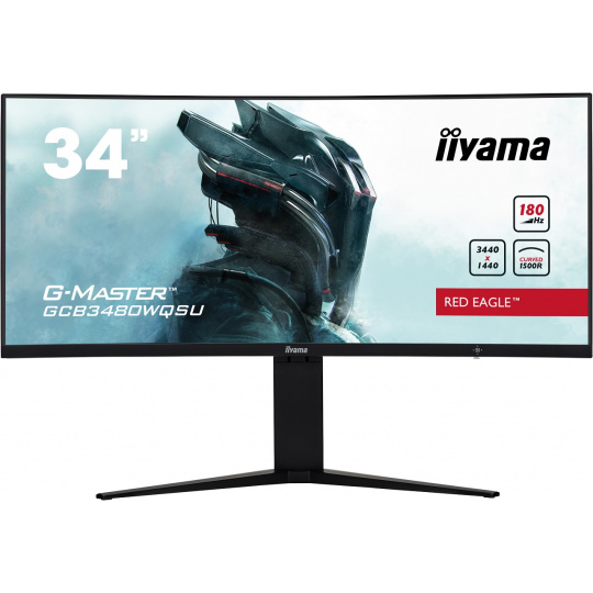 iiyama G-Master/GCB3480WQSU-B1/34"/VA/3440x1440/180Hz/0,4ms/Black/3R