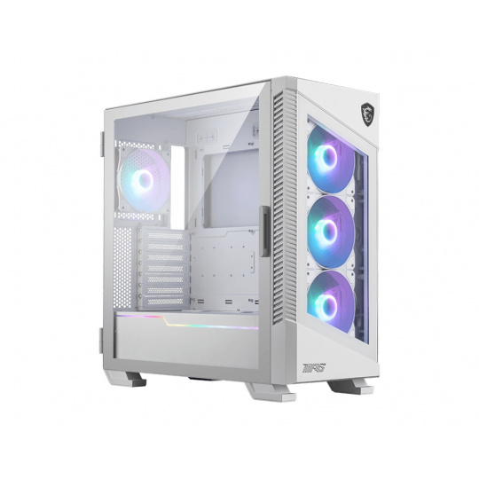 MSI MPG VELOX 100R WHITE/Midi Tower/Transpar./Bílá