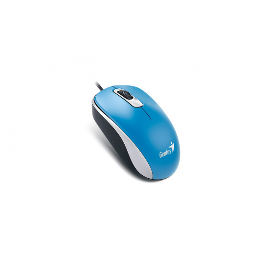 GENIUS DX-110/Kancelářská/Optická/1 000 DPI/Drátová USB/Modrá