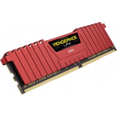 Corsair Vengeance LPX/DDR4/8GB/2400MHz/CL16/1x8GB/Red Corsair Vengeance LPX/DDR4/8GB/2400MHz/CL16/1x8GB/Red