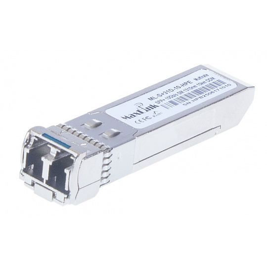 MaxLink 10G SFP+ optický HP modul, SM, 1310nm, 10km, 2x LC konektor, DDM, HPE kompatibilní MaxLink 10G SFP+ optický HP modul, SM, 1310nm, 10km, 2x LC konektor, DDM, HPE kompatibilní