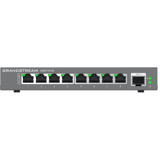 Grandstream GWN7701M Unmanaged Network Switch 8x2,5Gb portů / 1 SFP+