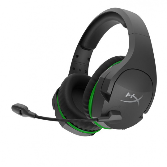 HP HyperX CloudX Stinger Core - Wireless Gaming Headset (Black-Green) - Xbox