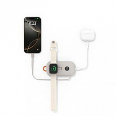 Belkin BOOST CHARGE™ PRO Bezdrátové nabíjení pro Apple Watch + USB-C PowerBanka, 10000mAh, písečná Belkin BOOST CHARGE™ PRO Bezdrátové nabíjení pro Apple Watch + USB-C PowerBanka, 10000mAh, písečná