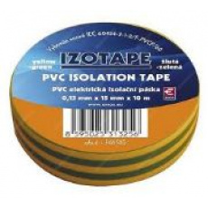PremiumCord Izolační páska PVC 15/10 zelená/žlutá PremiumCord Izolační páska PVC 15/10 zelená/žlutá