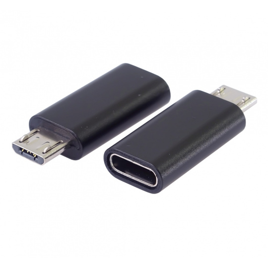 PremiumCord Adaptér USB-C konektor female - USB 2.0 Micro-B/male